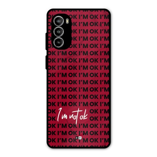 Really Not Ok Metal Back Case for Moto G82