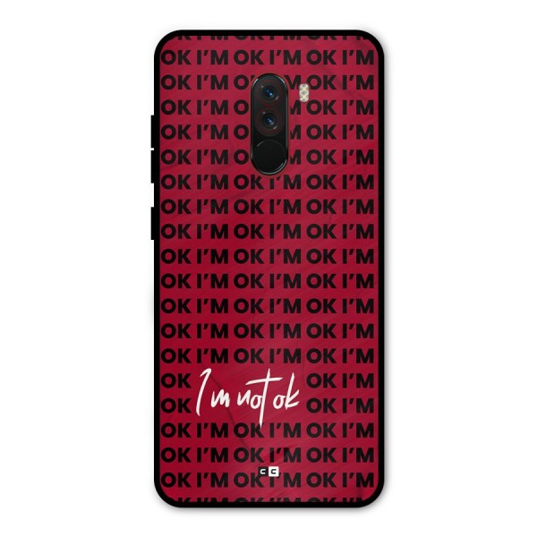 Really Not Ok Metal Back Case for Poco F1