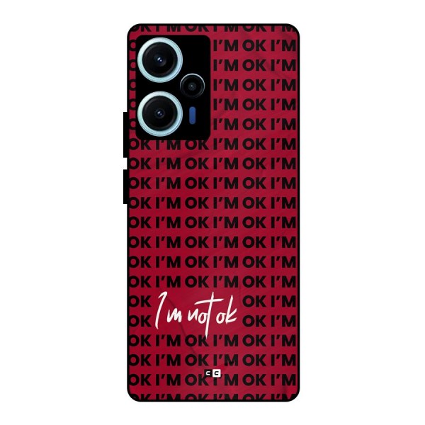 Really Not Ok Metal Back Case for Poco F5