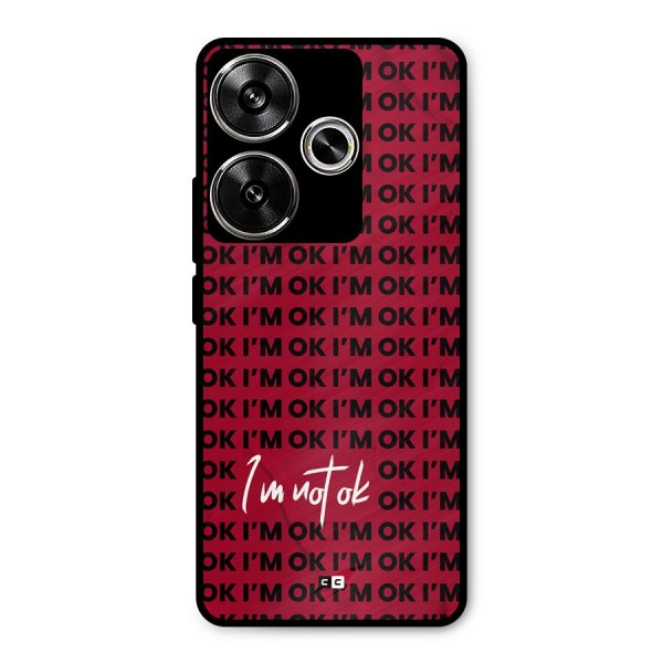 Really Not Ok Metal Back Case for Poco F6