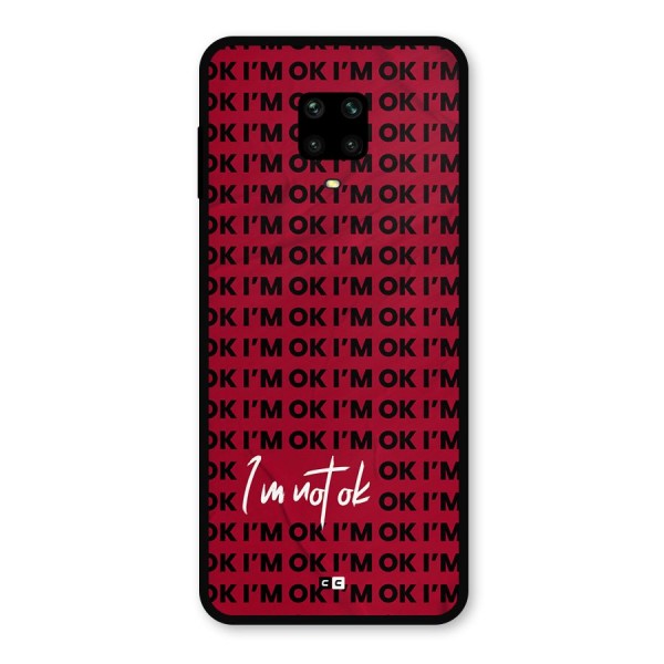 Really Not Ok Metal Back Case for Poco M2