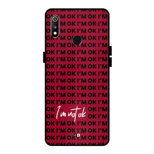 Really Not Ok Metal Back Case for Realme 3i