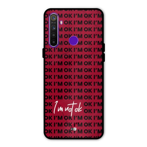 Really Not Ok Metal Back Case for Realme 5