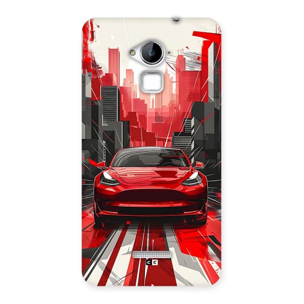 Red And Black Car Back Case for Coolpad Note 3