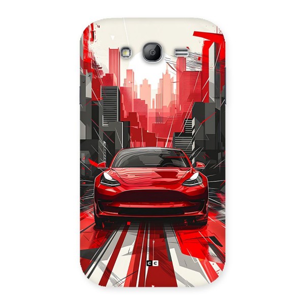 Red And Black Car Back Case for Galaxy Grand Neo