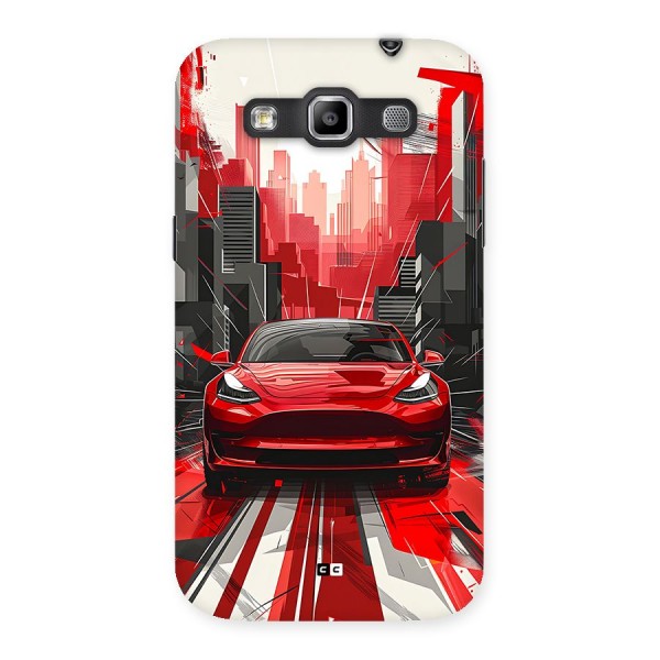 Red And Black Car Back Case for Galaxy Grand Quattro