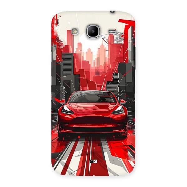 Red And Black Car Back Case for Galaxy Mega 5.8