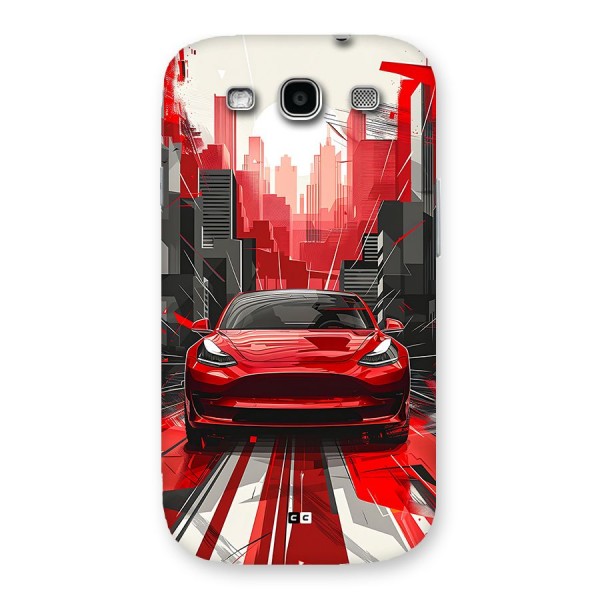 Red And Black Car Back Case for Galaxy S3