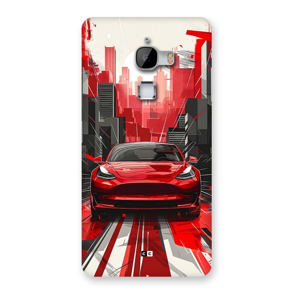 Red And Black Car Back Case for LeTV Le Max