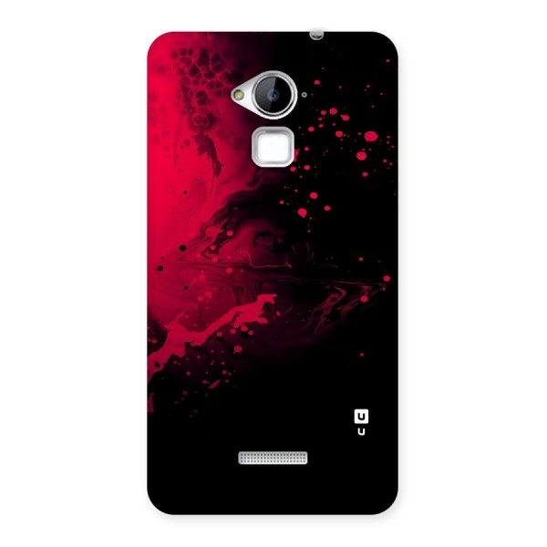 Red Black Splash Art Back Case for Coolpad Note 3