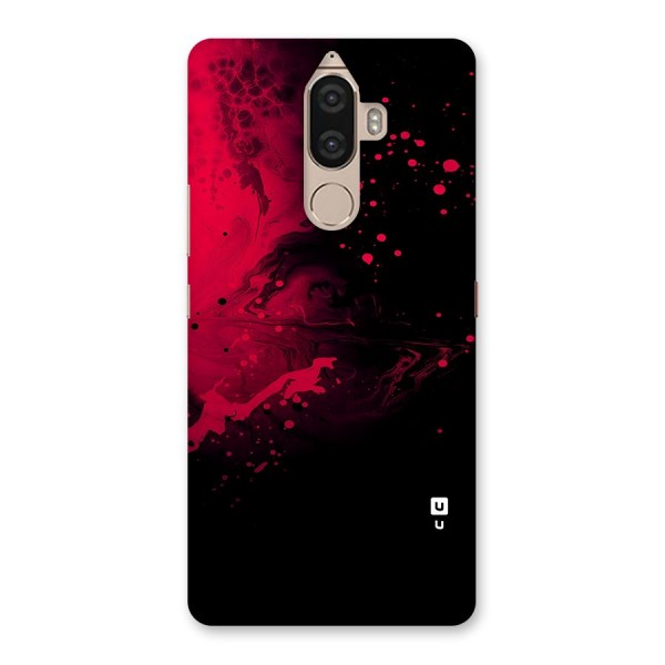 Red Black Splash Art Back Case for Lenovo K8 Note