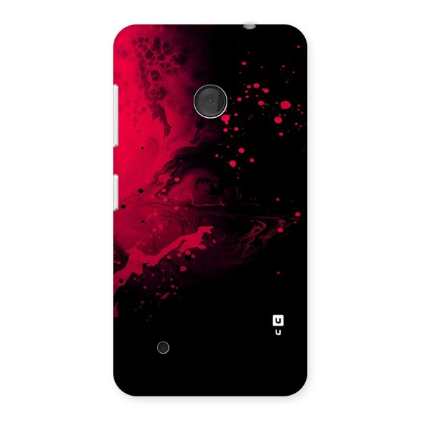 Red Black Splash Art Back Case for Lumia 530