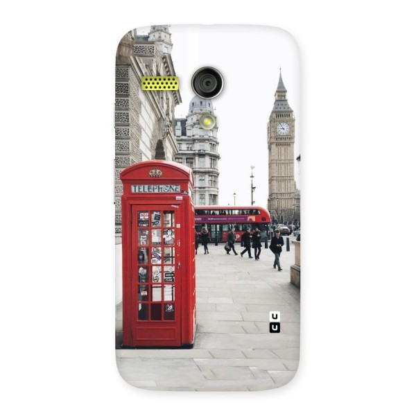 Red City Back Case for Moto G