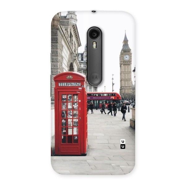 Red City Back Case for Moto G3