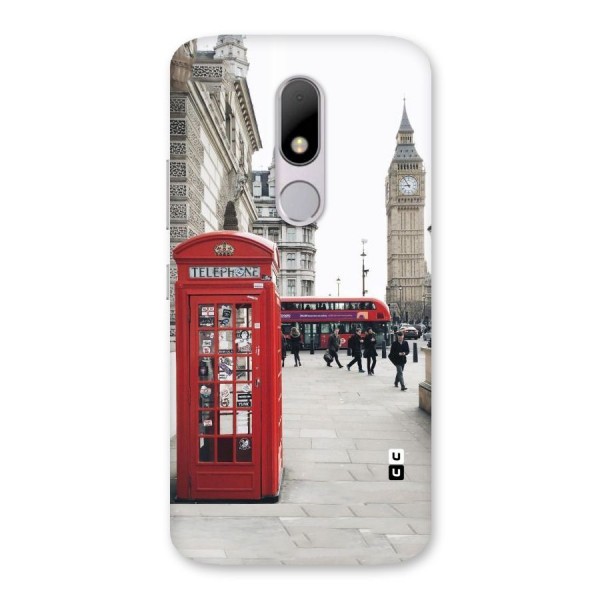 Red City Back Case for Moto M