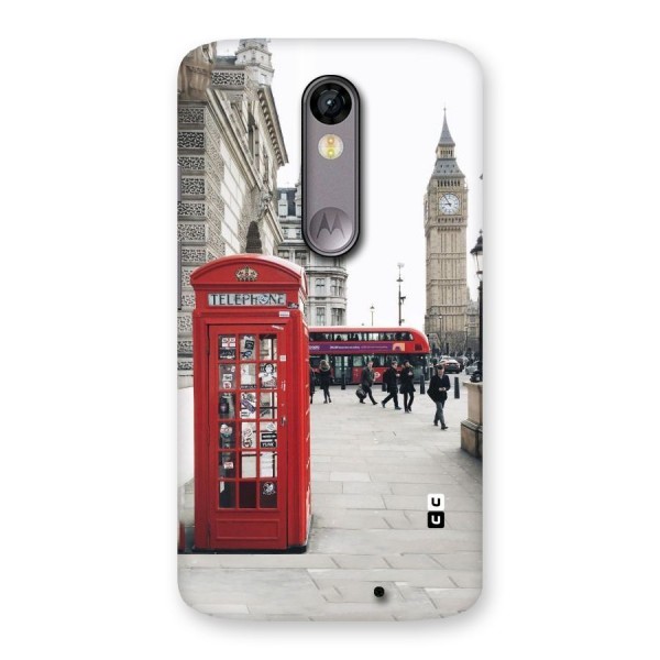 Red City Back Case for Moto X Force