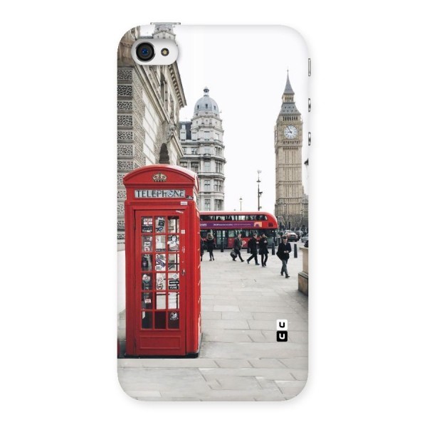 Red City Back Case for iPhone 4 4s