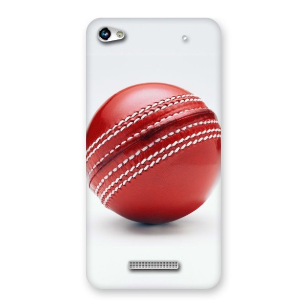 Red International Cricket Ball Back Case for Micromax Hue 2