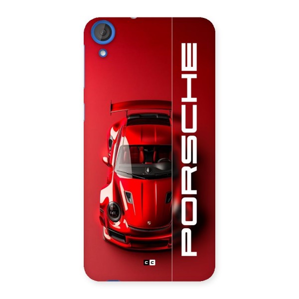 Red Porsche Back Case for Desire 820