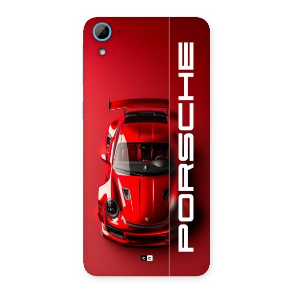 Red Porsche Back Case for Desire 826