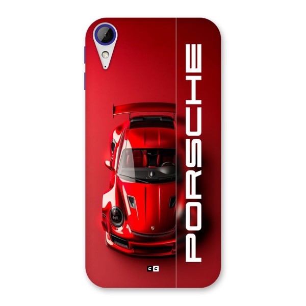 Red Porsche Back Case for Desire 830