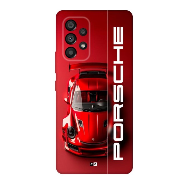 Red Porsche Back Case for Galaxy A53 5G