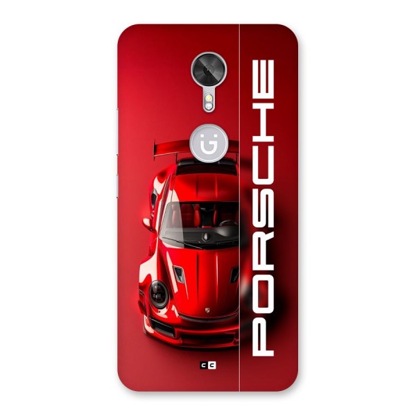 Red Porsche Back Case for Gionee A1