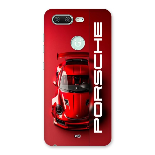 Red Porsche Back Case for Gionee S10