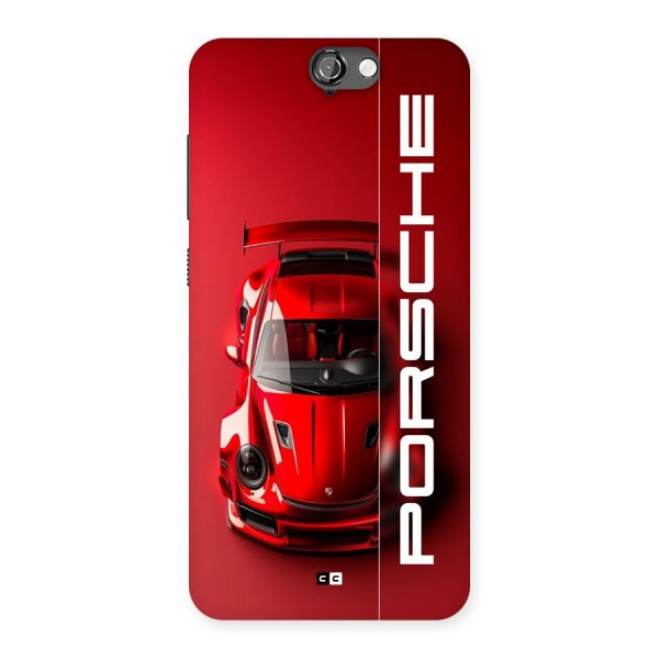 Red Porsche Back Case for One A9