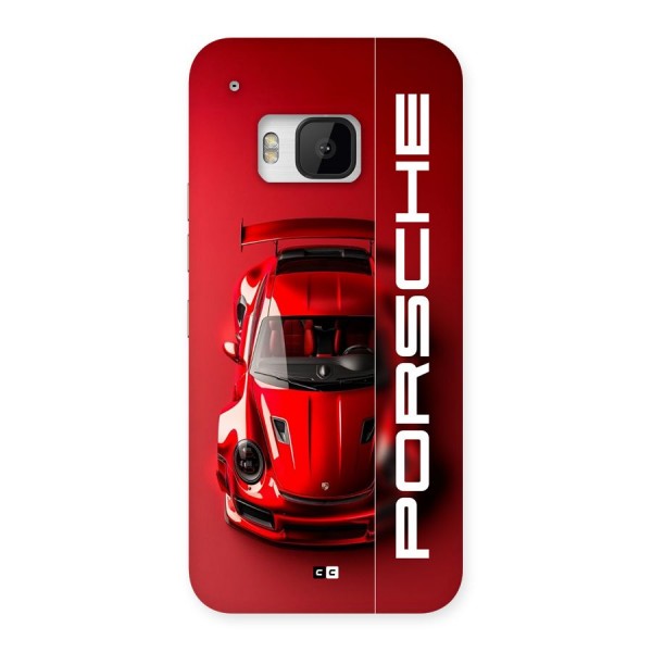 Red Porsche Back Case for One M9