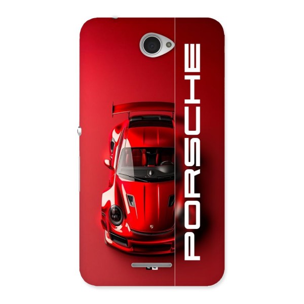 Red Porsche Back Case for Xperia E4