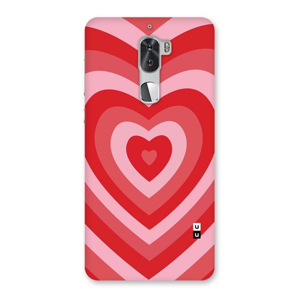 Red Retro Hearts Back Case for Coolpad Cool 1