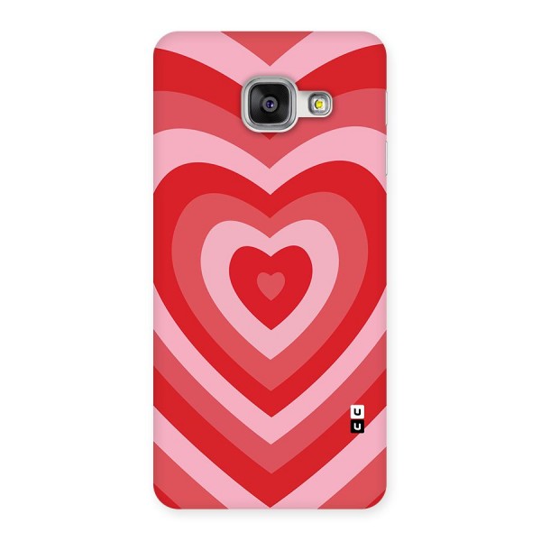 Red Retro Hearts Back Case for Galaxy A3 2016