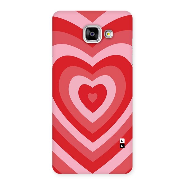 Red Retro Hearts Back Case for Galaxy A5 2016