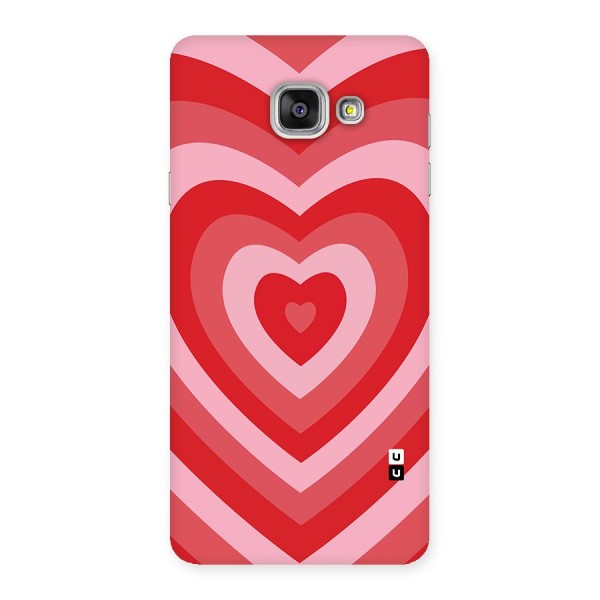 Red Retro Hearts Back Case for Galaxy A7 2016