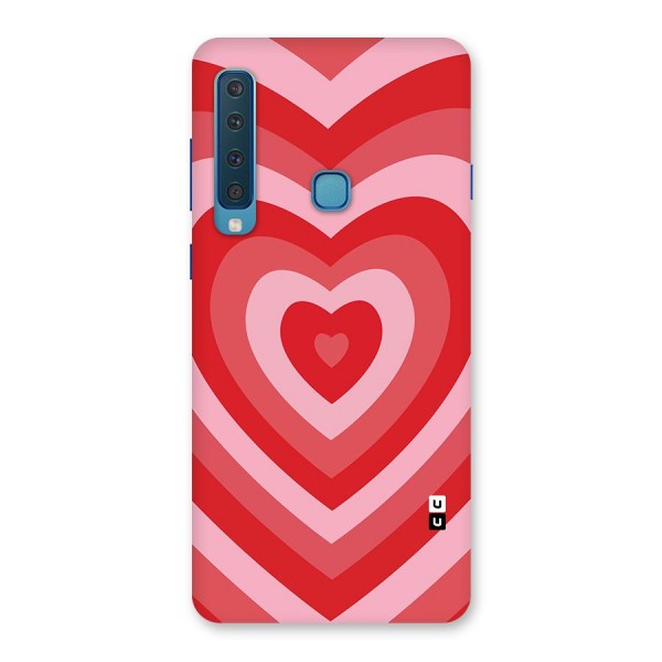 Red Retro Hearts Back Case for Galaxy A9 (2018)