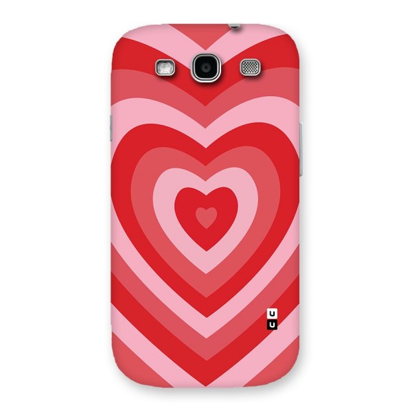 Red Retro Hearts Back Case for Galaxy S3 Neo