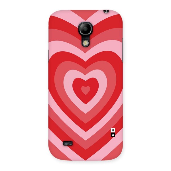 Red Retro Hearts Back Case for Galaxy S4 Mini