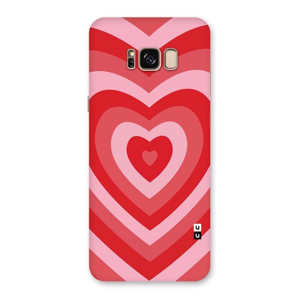 Red Retro Hearts Back Case for Galaxy S8 Plus