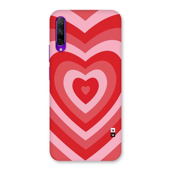 Red Retro Hearts Back Case for Honor 9X Pro