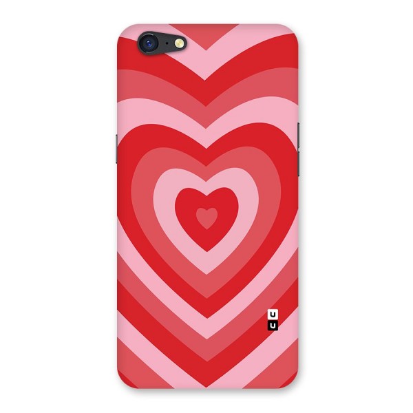 Red Retro Hearts Back Case for Oppo A71