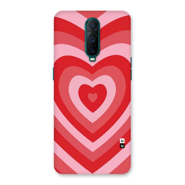 Red Retro Hearts Back Case for Oppo R17 Pro