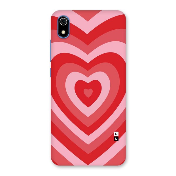 Red Retro Hearts Back Case for Redmi 7A