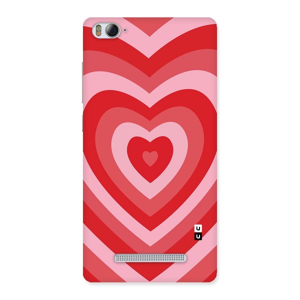 Red Retro Hearts Back Case for Xiaomi Mi4i