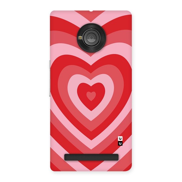 Red Retro Hearts Back Case for Yu Yuphoria