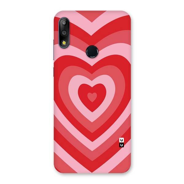 Red Retro Hearts Back Case for Zenfone Max Pro M2