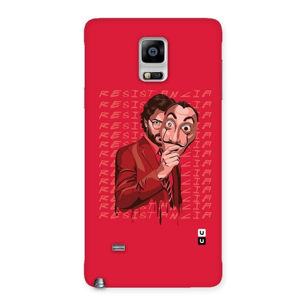 Resistancia Professor Art Back Case for Galaxy Note 4