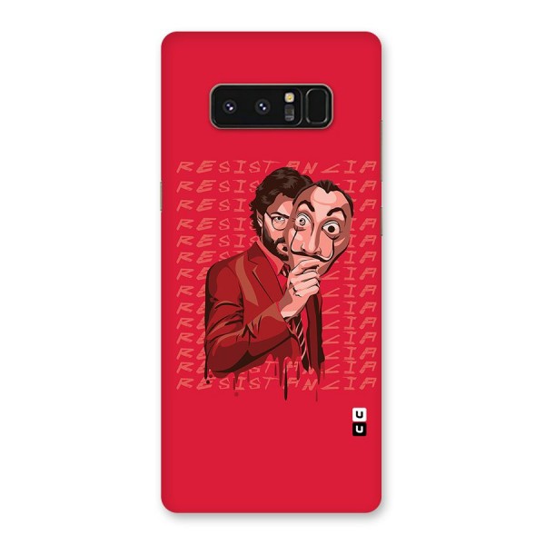 Resistancia Professor Art Back Case for Galaxy Note 8