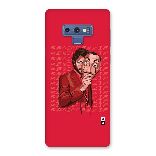 Resistancia Professor Art Back Case for Galaxy Note 9