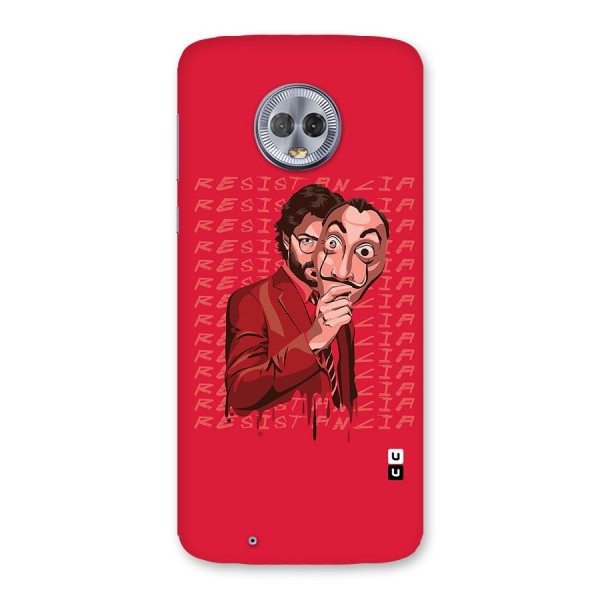 Resistancia Professor Art Back Case for Moto G6